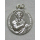 Judas-Thaddäus-/Hl. Josef-Medaille, Neusilber, weiß gebürstet, 19 mm