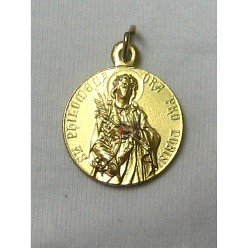 Vintage St. Philomena Medaille Anhänger Schutzpatron Charm
