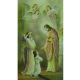 Heiligenbild Kommunion Mädchen mit Engel