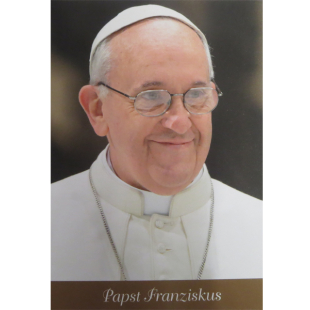 Postkarte Papst Franziskus